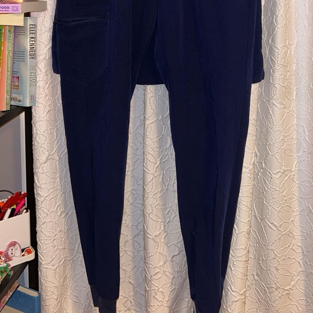 Figs navy blue scrub set